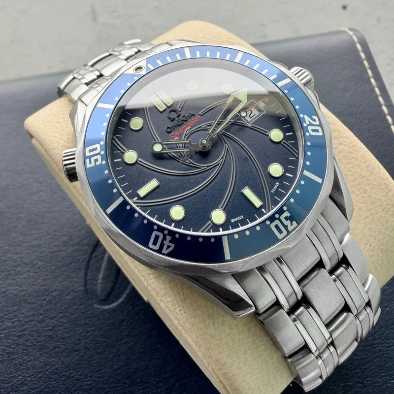 Omega Seamaster 300 Blue Dial 40th Anniversary - 25378000 - 007 James Bond