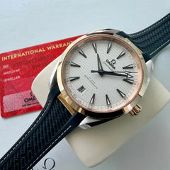 Omega Seamaster Aqua Terra Two Tone 18k Gold 22022412102001 - Box + Papers