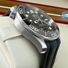 Load image into Gallery viewer, Omega Seamaster Box Papers 21032422001001 – Black Dial – Stainless + Rubber!
