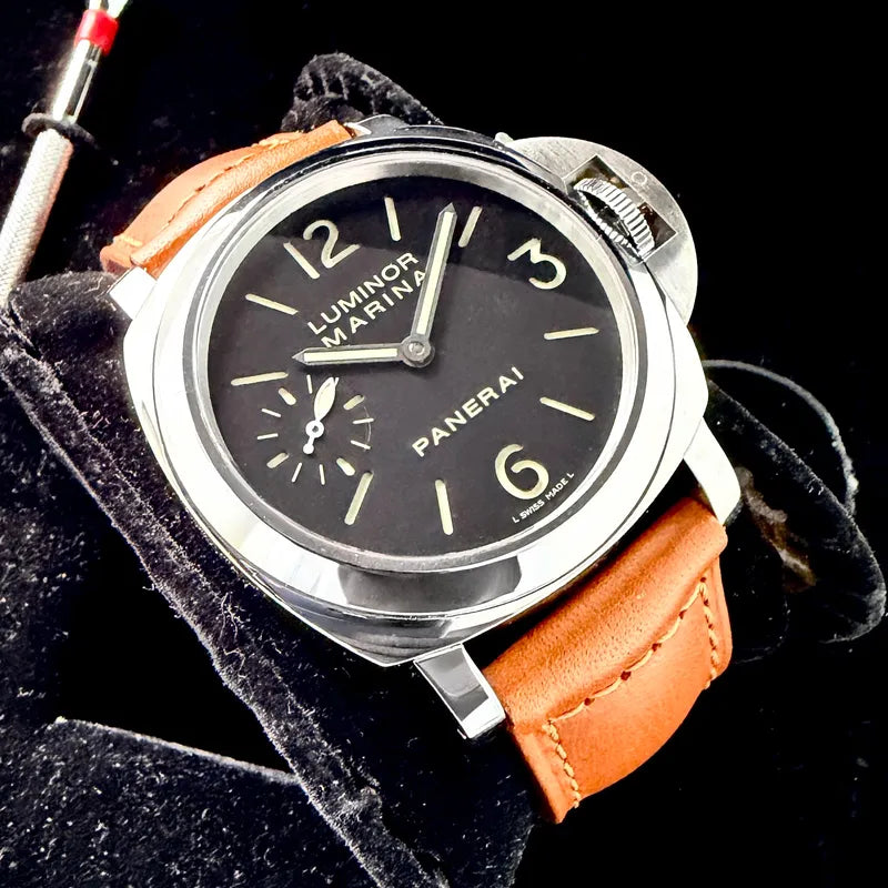 Panerai Luminor Marina 44mm Automatic OP 6727 PAM 111 Box and Papers - Serviced