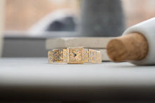 Load image into Gallery viewer, Piaget tri colour 18k Solid Rose Yellow White Gold - Unique Woven Design
