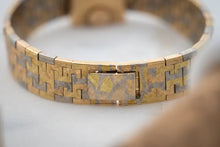 Load image into Gallery viewer, Piaget tri colour 18k Solid Rose Yellow White Gold - Unique Woven Design
