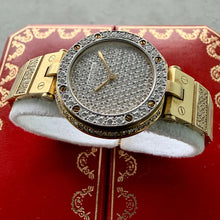Load image into Gallery viewer, RARE Cartier Santos Vendome Sertissage 8191 Gold - Box Papers - Factory Diamond
