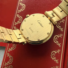 Load image into Gallery viewer, RARE Cartier Santos Vendome Sertissage 8191 Gold - Box Papers - Factory Diamond
