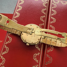 Load image into Gallery viewer, RARE Cartier Santos Vendome Sertissage 8191 Gold - Box Papers - Factory Diamond
