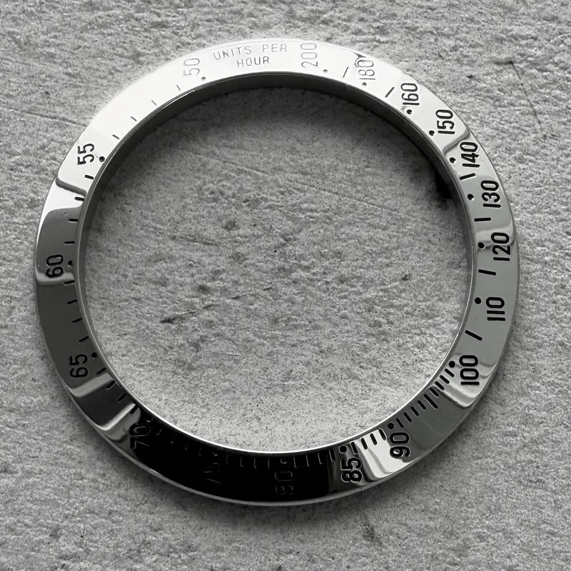 1980s Original Authentic Rolex 16520 Stainless Steel 200 Unites MK1 Bezel