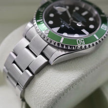 Load image into Gallery viewer, Rolex 16610LV Submariner Kermit Unpolished – NOS New Old Stock Box + Papers
