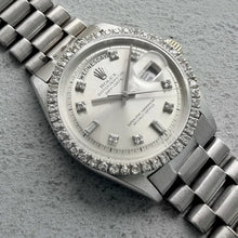 Load image into Gallery viewer, Rolex 18K White Gold 1804 President - Diamond dial Diamond bezel
