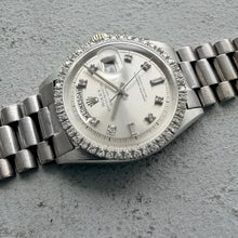 Load image into Gallery viewer, Rolex 18K White Gold 1804 President - Diamond dial Diamond bezel
