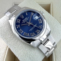 Rolex 31mm Datejust 278240 Oyster Blue dial – Box / Papers