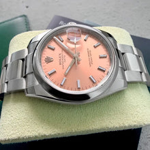 Load image into Gallery viewer, Rolex 34mm Oyster Perpetual 115200 Oyster Pink dial – Box + Booklets + Serviced
