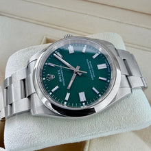 Load image into Gallery viewer, Rolex 36mm Oyster Perpetual 126000 Oyster Green dial – Box / Papers
