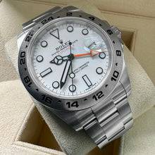 Load image into Gallery viewer, Rolex 42mm Explorer II 216570 White Dial Box Papers - Unpolished!
