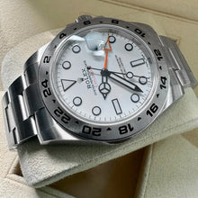 Load image into Gallery viewer, Rolex 42mm Explorer II 216570 White Dial Box Papers - Unpolished!
