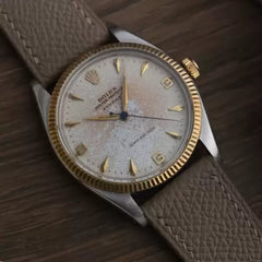 Rolex 5505 Two Tone Gold + Stainless - Tropical Patina Honey Comb Dial- Everest