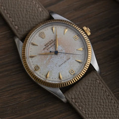 Rolex 5505 Two Tone Gold + Stainless - Tropical Patina Honey Comb Dial- Everest
