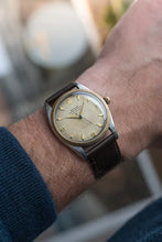 Load image into Gallery viewer, 35mm Rolex 5505 Two Tone Gold + Stainless - Tropical Patina Honey Comb Dial- Everest&nbsp;
