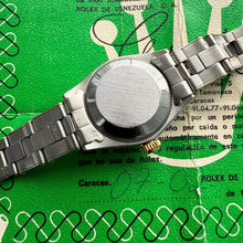 Load image into Gallery viewer, Rolex 6517 Datejust gold dial fluted bezel - Serviced + Papers
