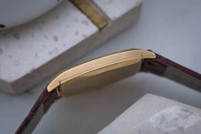 Load image into Gallery viewer, Rolex Cellinni  18k Gold 3807 Tonneau Case- Bold Red Vignette Dial
