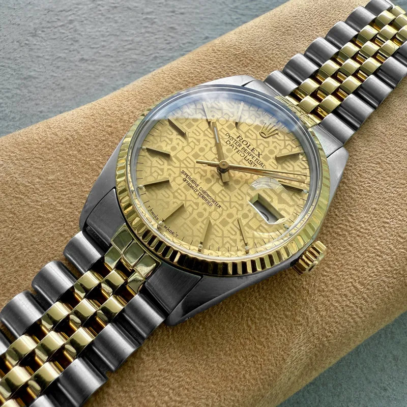 Rolex Datejust 16013 Two Tone - Anniversary Dial