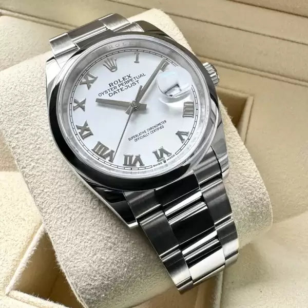Rolex Datejust 36mm Jubilee band 126200 – Box and Papers - Roman Numeral Dial