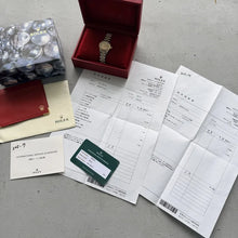 Load image into Gallery viewer, Rolex Datejust Champagne Diamond Dial 69173 Jubilee - Box Rolex Card + Service
