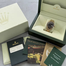 Load image into Gallery viewer, Rolex GMT Master 18k Solid Yellow Gold 116718 with Box
