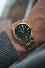 Load image into Gallery viewer, Rolex Meritus Black Dial 6594 - 1030 Butterfly Movement for 6542 Serviced
