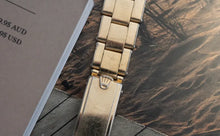 Load image into Gallery viewer, Rolex Meritus Black Dial 6594 - 1030 Butterfly Movement for 6542 Serviced
