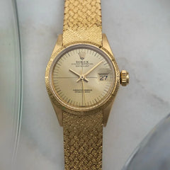 Rolex President 18k Solid Yellow Gold 6700 – Mesh bracelet with Zephyr Dial