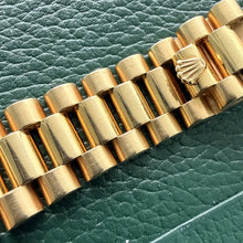 Load image into Gallery viewer, Rolex President 18k yellow Gold 18238 Box Booklets Unpolished Diamond Dial Bezel
