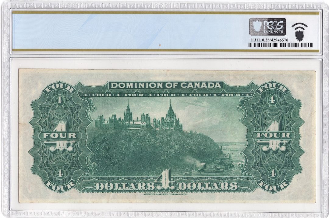 1900 $4 Dominion of Canada DC-16 PCGS VF 35