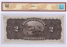 Load image into Gallery viewer, 1897 $2 Dominion of Canada DC-14c BCS AU 50
