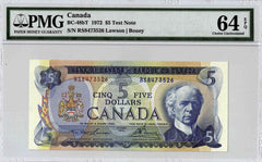1972 Bank of Canada RS Test Note - PMG Choice UNC-64