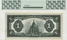 Load image into Gallery viewer, 1923 Dominion of Canada Black Seal $1 DC-25n - PCGS Superb UNC-67 PPQ
