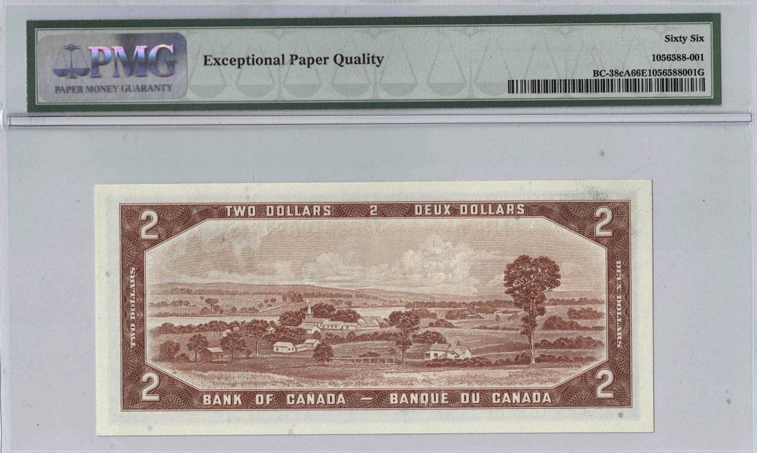 1954 $2 Canada *A/B Devil's Face Replacement PMG 66 EPQ