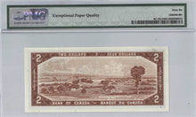 Load image into Gallery viewer, 1954 $2 Canada *A/B Devil&#39;s Face Replacement PMG 66 EPQ
