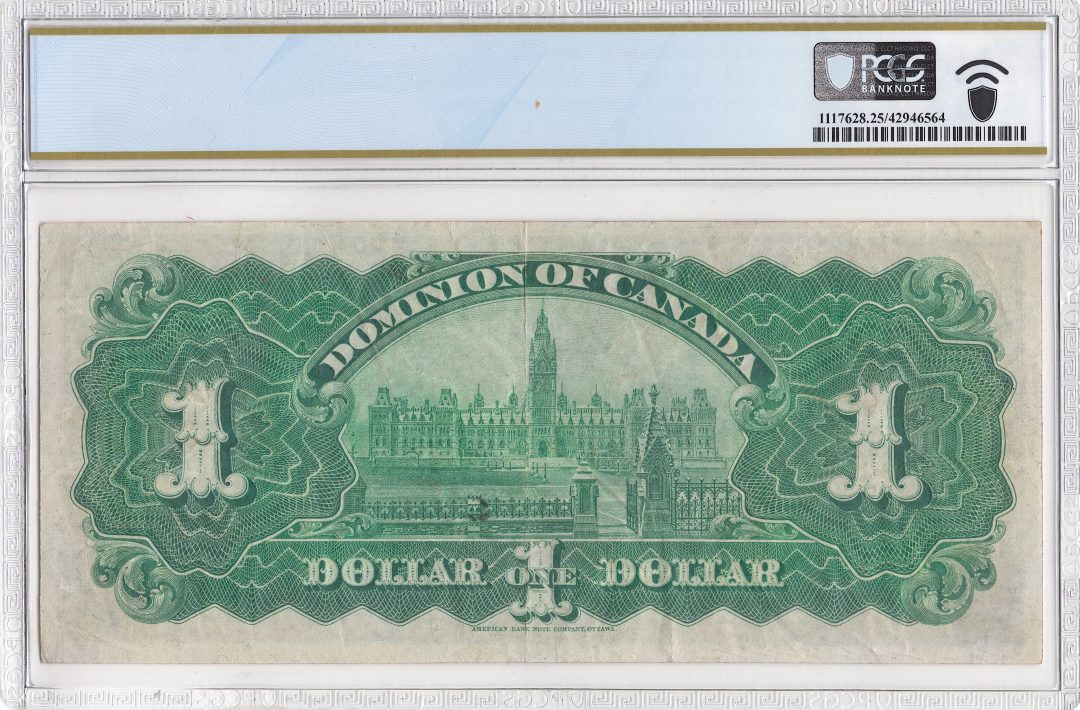 1897 $ 1 Dollar Dominion of Canada English DC-12 - PCGS Very Fine 25