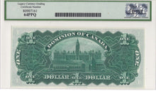 Load image into Gallery viewer, 1911 $1 Dominion of Canada DC-18d - Legacy UNC 64 PPQ - Thick Black Line
