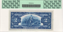 Load image into Gallery viewer, 1935 $2 Bank of Canada Note English Specimen BC-3S - UNC-64
