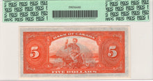 Load image into Gallery viewer, 1935 A $5 Bank of Canada Note English Specimen BC-5S - UNC-63PPQ
