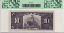 Load image into Gallery viewer, 1935 A $10 Bank of Canada Note English Specimen BC-7S - UNC-65PPQ
