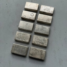 Load image into Gallery viewer, Set of 10 x 10 oz Engelhard Poured .999 Silver bar - 10 Bars Total
