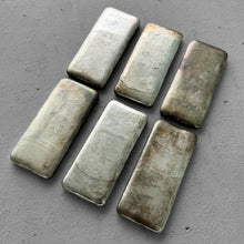 Load image into Gallery viewer, Set of 6 x 20 oz Johnson Matthey Reverse Pour .999 Silver bar - 6 Bars Total
