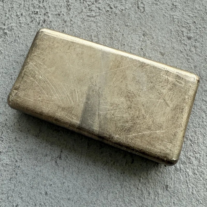 10 oz Engelhard .999 Silver Poured bar - Bold strike and clean surfaces