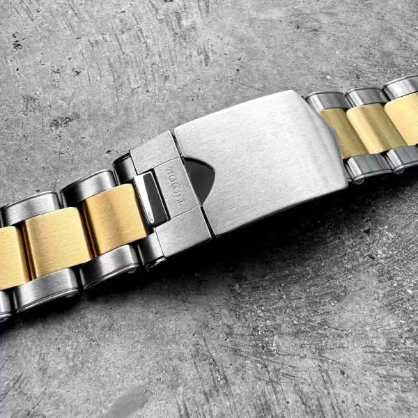 Tudor 72063 Stainless 18k Gold Riveted Bracelet for reference 79833 79363 79733