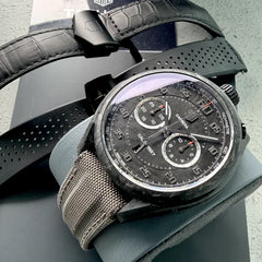 TAG Heuer Carrera Calibre 1887 CAR2C90 FC6341 – 3 straps! - Carbon Fibre