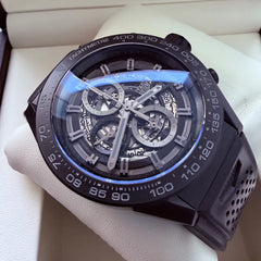 Tag Heuer 45mm Carrera Calibre Skeleton - Box + Papers