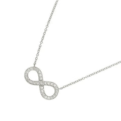 Tiffany & Co Infinity Diamond Necklace Pt950 Platinum