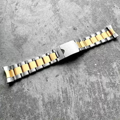 Tudor 72063 Stainless 18k Gold Riveted Bracelet for reference 79833 79363 79733